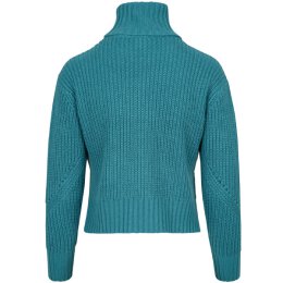 Urban Classics - TB1744 - Ladies HiLo Turtleneck Sweater - teal