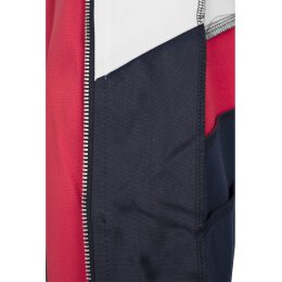 Urban Classics - TB1856 - Ladies Short Raglan Track Jacket - navy/fire red/white
