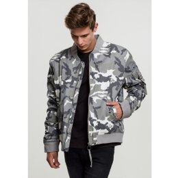Urban Classics - TB1798 - Vintage Camo Cotton Bomber Jacket - snow camo