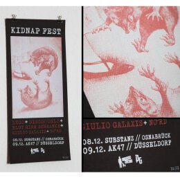 Kidnap Fest - Siebdruckposter  - (limitiert auf 77 Stück)