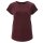 Earth Positive - EP16 - Organic Womens Rolled Up Sleeve - stone washed burgundy