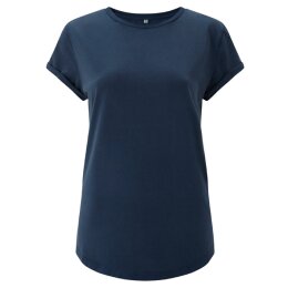 Earth Positive - EP16 - Organic Womens Rolled Up Sleeve -...