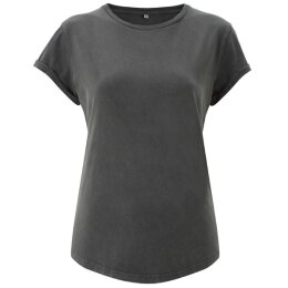Earth Positive - EP16 - Organic Womens Rolled Up Sleeve -...