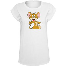 Tom & Jerry - Ladies Mouse Tee - white