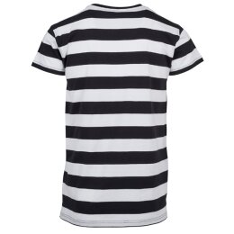 Urban Classics - TB2067 - Block Stripe Tee - black/white
