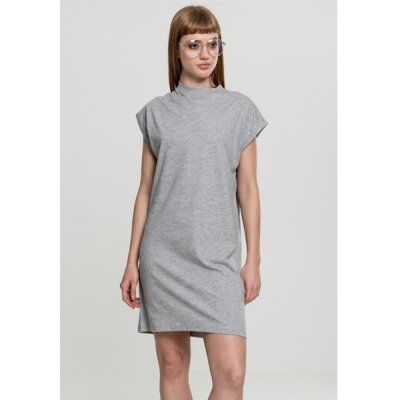 Urban Classics - TB1910 - Ladies Turtle Extended Shoulder Dress - grey