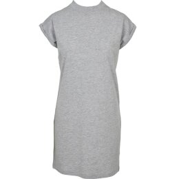 Urban Classics - TB1910 - Ladies Turtle Extended Shoulder Dress - grey