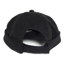 Basic Twill Docker Cap - black