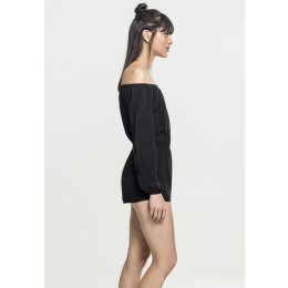 Urban Classics - TB2234 - Ladies Short Longsleeved Overall - black