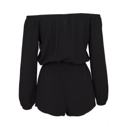 Urban Classics - TB2234 - Ladies Short Longsleeved Overall - black