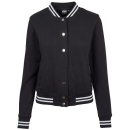Urban Classics - TB1990 - Ladies College Sweat Jacket - black/black