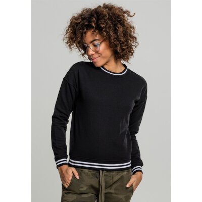 Urban Classics - TB1989 - Ladies College Sweat Crew - black/black