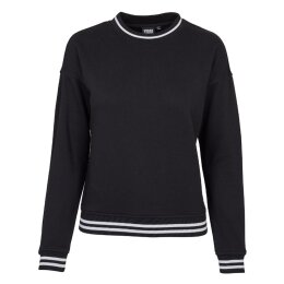 Urban Classics - TB1989 - Ladies College Sweat Crew - black/black