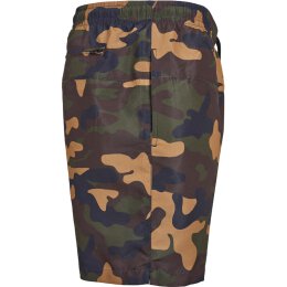 Urban Classics - TB2053 - Camo Swimshorts - woodcamo