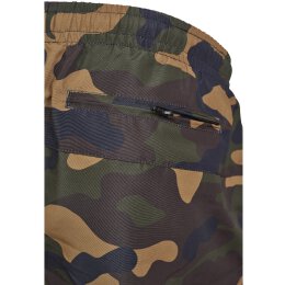 Urban Classics - TB2053 - Camo Swimshorts - woodcamo