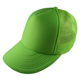 Meshcap - blank - einfarbig green neon