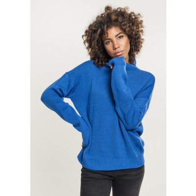 Urban Classics Ladies - TB2358 - Ladies Oversize Turtleneck Sweater brightblue M