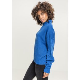 Urban Classics Ladies - TB2358 - Ladies Oversize Turtleneck Sweater brightblue M