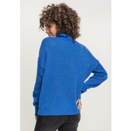 Urban Classics Ladies - TB2358 - Ladies Oversize Turtleneck Sweater brightblue M