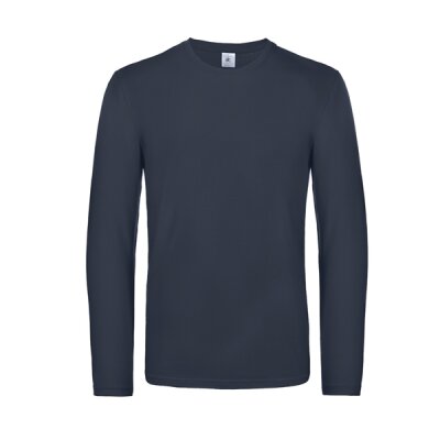 B&C - E190 Unisex Longsleeve Shirt (TU07T) - navy S
