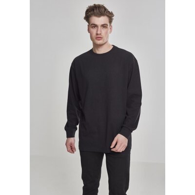 Urban Classics Men - TB2384 - Boxy Heavy Longsleeve black XL