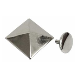 Pyramidenniete - silber - 25mm