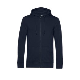 B&C - Organic Zip Hooded Kapuzenjacke ( WU35B) - navy M