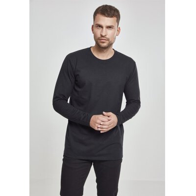 Urban Classics Men - TB2390 - Stretch Terry Longsleeve black XL