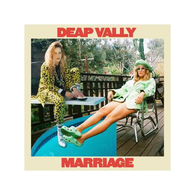 DEAP VALLY - MARRIAGE (ORANGE MARBLED) - LP