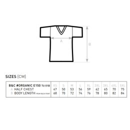 B&C - Organic T-Shirt (TU01B) - black XL