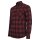 Urban Classics - TB297 Checked Shirt - burgundy/black XXL