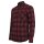 Urban Classics - TB297 Checked Shirt - burgundy/black 3XL
