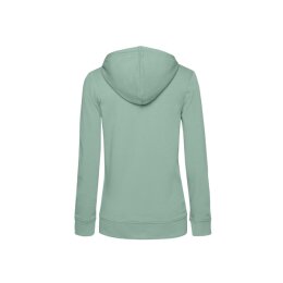 B&C - Organic Zipped Hooded Women (WW36B) - sage XXL