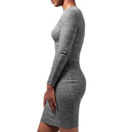 Urban Classics - TB1340 Ladies Rib Dress - charcoal L