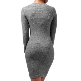 Urban Classics - TB1340 Ladies Rib Dress - charcoal L