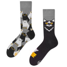 Many Mornings Socks - Black Cat - Socken 35-38