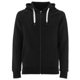 Continental/Earth Positive - EP60Z - Mens/Unisex Zip Up Hood - black XS