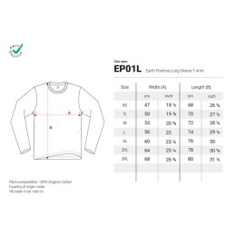 Earth Positive - EP01L - Long Sleeve T-Shirt - black XXL