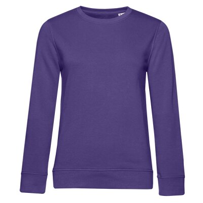 B&C -  Organic Crew Neck French Terry  Women (WW32B) - radiant purple S