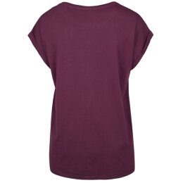 Urban Classics - TB771 - Ladies Extended Shoulder Tee - cherry M