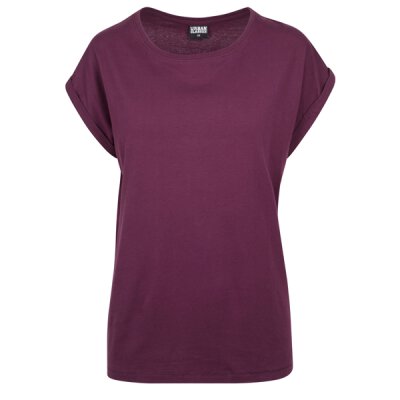 Urban Classics - TB771 - Ladies Extended Shoulder Tee - cherry XL