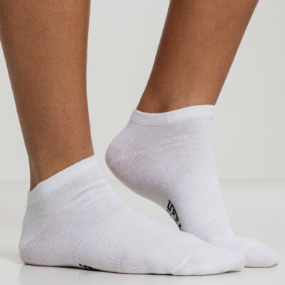 Urban Classics - TB2157 - Logo No Show Socks - 5 Pack - white 35-38