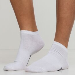 Urban Classics - TB2157 - Logo No Show Socks - 5 Pack - white 35-38