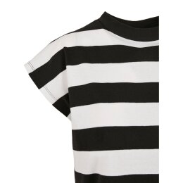 Urban Classics - TB3631 - Ladies Stripe Short Tee - black/white L