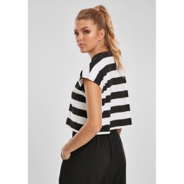 Urban Classics - TB3631 - Ladies Stripe Short Tee - black/white XL
