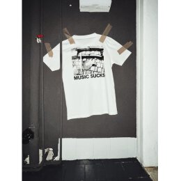 Akne Kid Joe - Music Sucks - Unisex T-Shirt (EP01) - white M