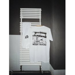 Akne Kid Joe - Music Sucks - Unisex T-Shirt (EP01) - white L