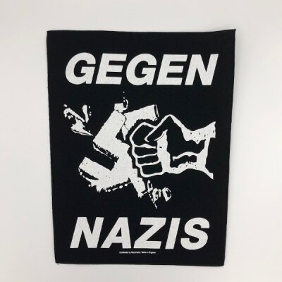 Gegen Nazis - Backpatch (Rückenaufnäher)