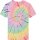 Earth Positive - EP01 - ORGANIC MENS/UNISEX T-SHIRT - tie dye rainbow