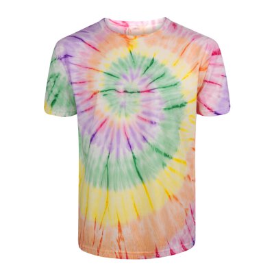 Continental/ Earthpositive - EP01 - ORGANIC MENS/UNISEX T-SHIRT - tie dye M